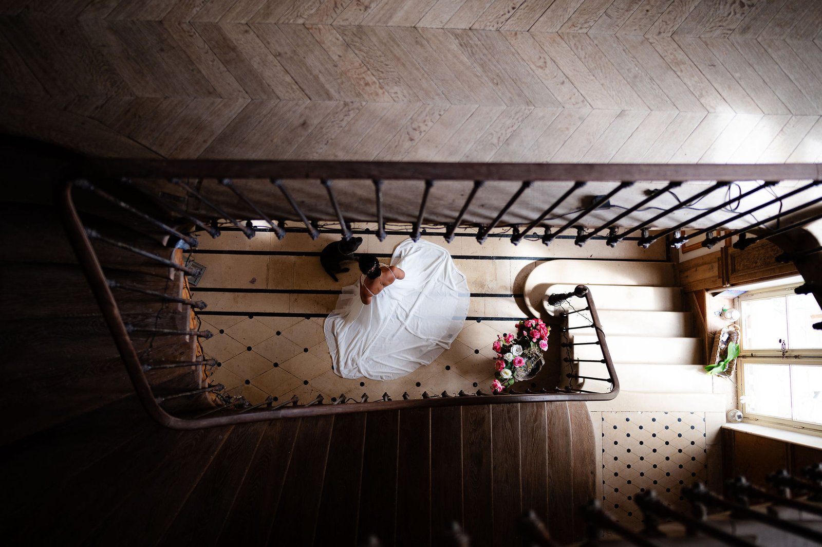 Interior staircase