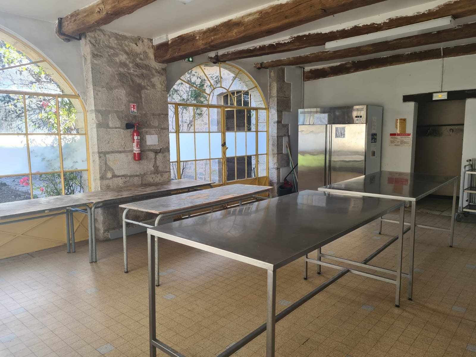 Equipped catering kitchen
